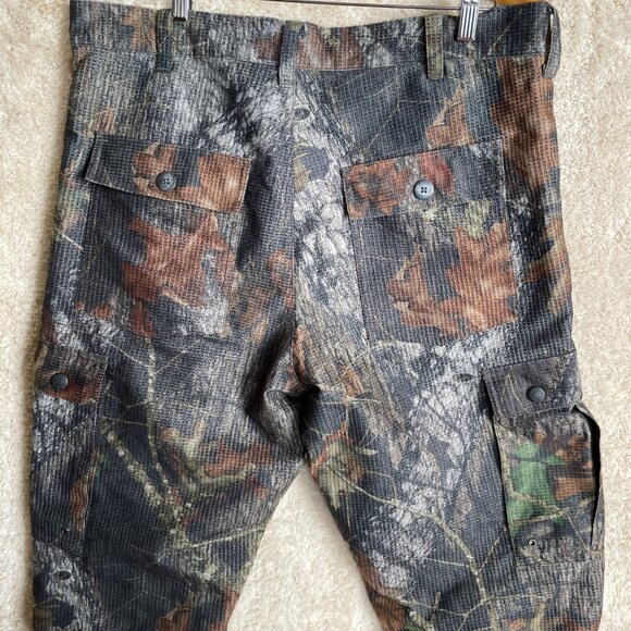 Mad Dog Gear Camo Pants Large Camouflage Lined Cargo Hunting Outdoor Mossy Oak - Picture 12 of 13